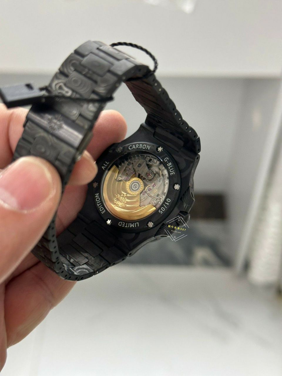 视频评测PATEK PHILIPPE  百达翡丽碳纤维DIW 鹦鹉螺5711  