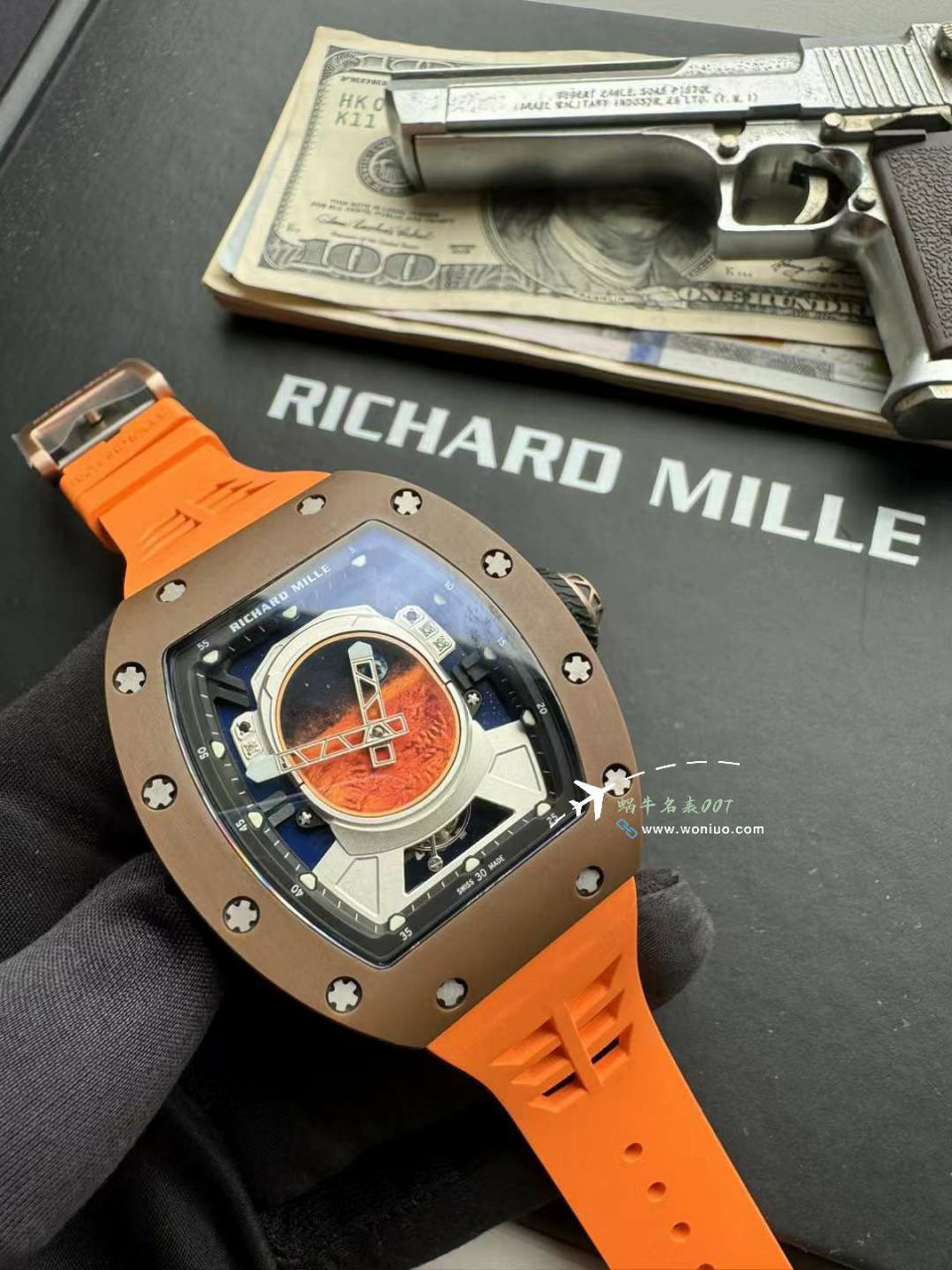 YS厂顶级复刻高仿手表RICHARD MILLE理查米尔男士系列RM52-05 PHARRELL WILLIAMS 陀飞轮腕表 