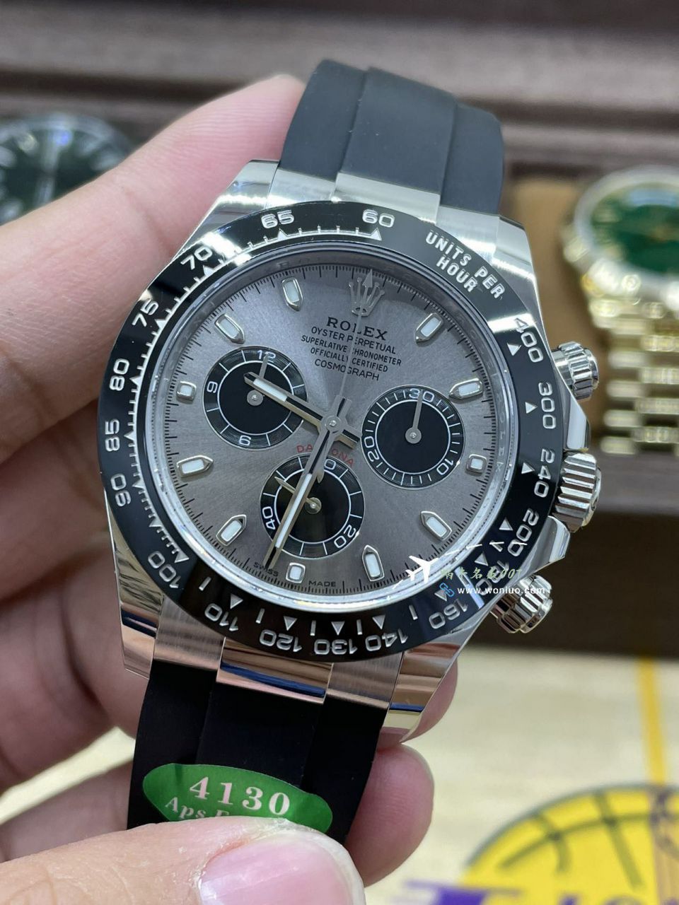 视频评测 APS配重版本劳力士迪通拿余文乐M116518ln-0048，水泥灰M116519ln-0027顶级复刻高仿 / R863