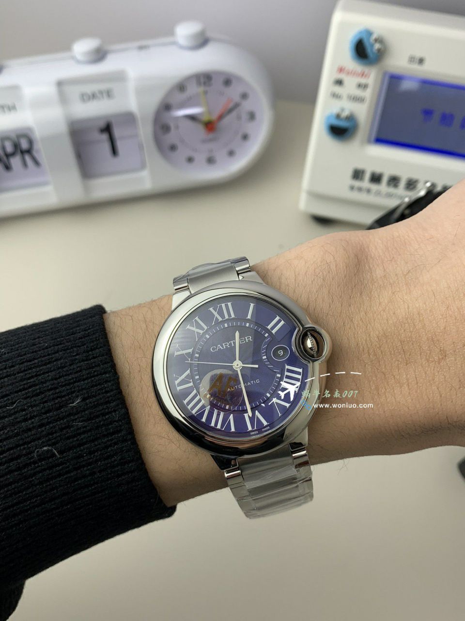AF卡地亚复刻高仿42MM男款蓝气球系列WSBB0027腕表 / K358
