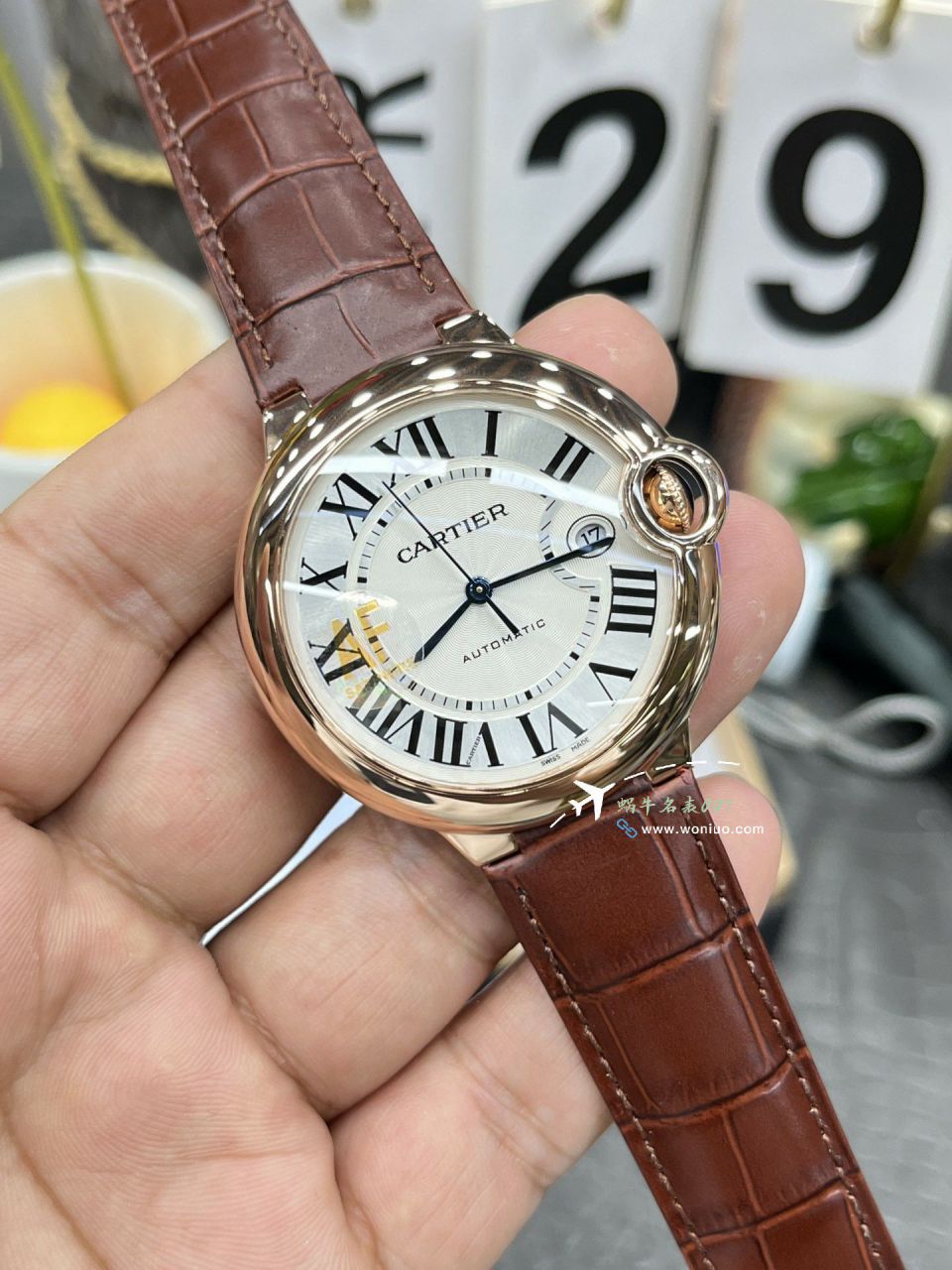 AF卡地亚复刻高仿42MM男款蓝气球系列WSBB0027腕表 / K358