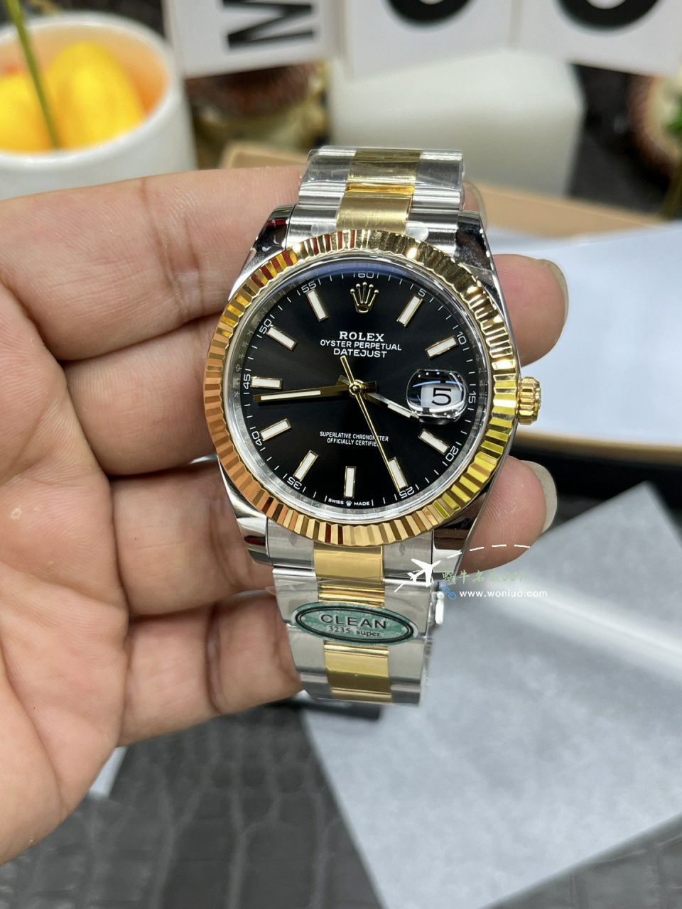 clean厂劳力士日志型41毫米一比一复刻高仿手表116333-72213深灰盘腕表 / R873