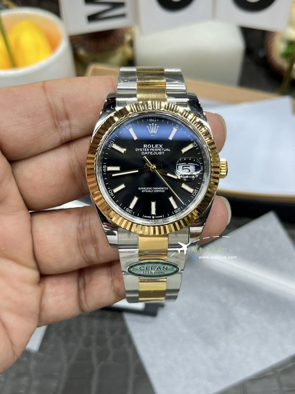 clean厂劳力士日志型41毫米一比一复刻高仿手表116333-72213深灰盘腕表 / R873
