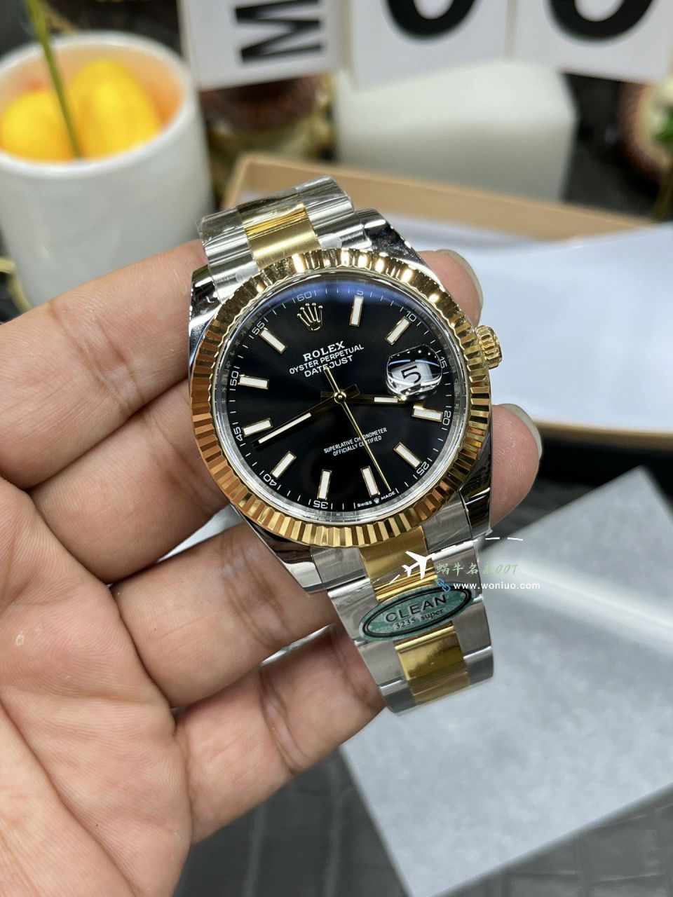 clean厂劳力士日志型41毫米一比一复刻高仿手表116333-72213深灰盘腕表 / R873