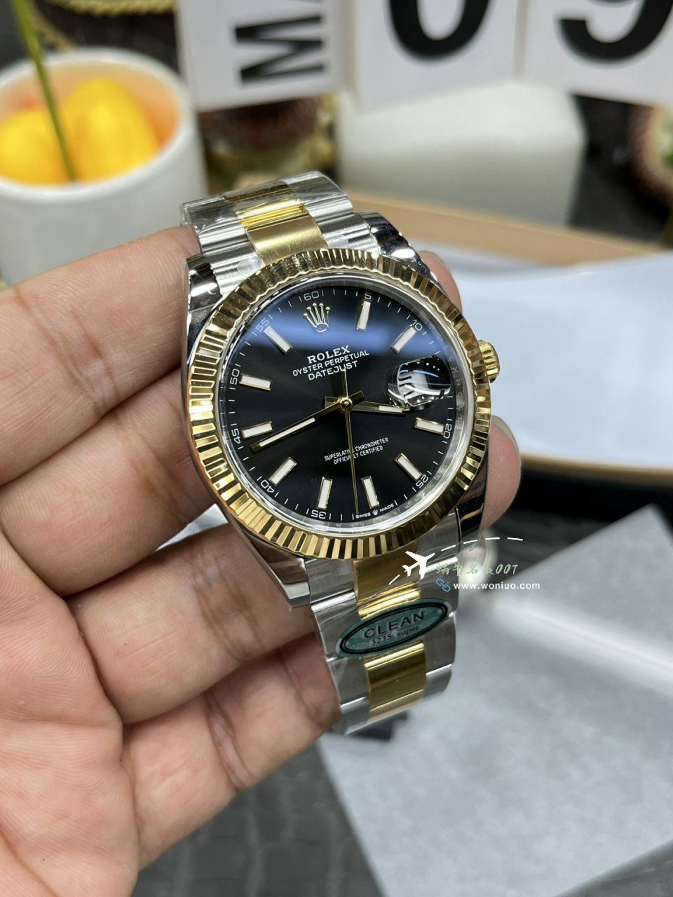 clean厂劳力士日志型41毫米一比一复刻高仿手表116333-72213深灰盘腕表 / R873