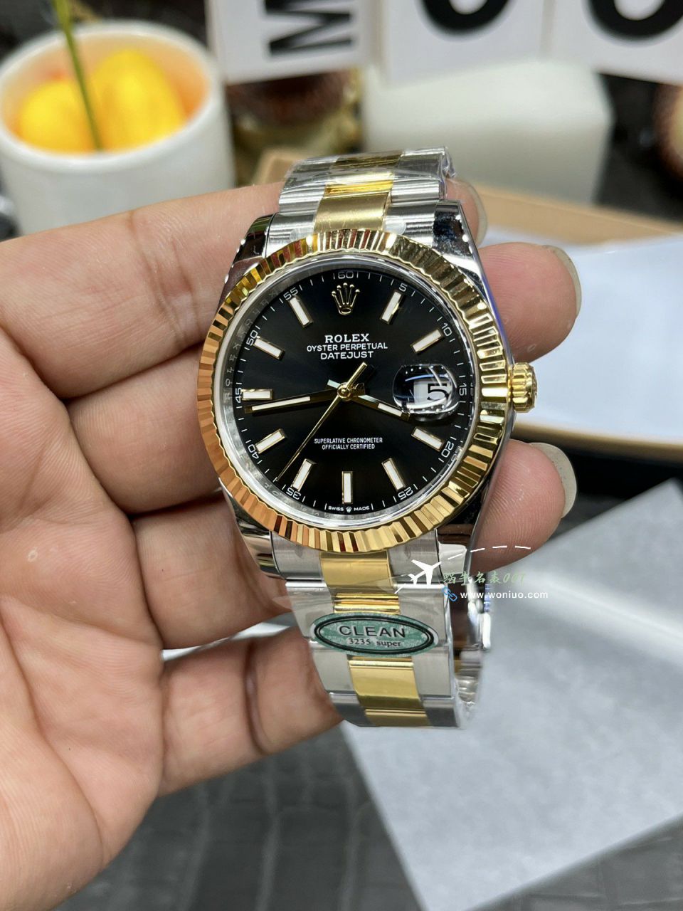 clean厂劳力士日志型41毫米一比一复刻高仿手表116333-72213深灰盘腕表 / R873