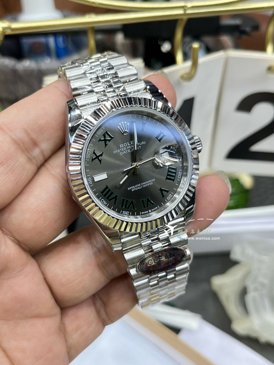 clean厂劳力士日志型41毫米一比一复刻高仿手表116333-72213深灰盘腕表 / R873