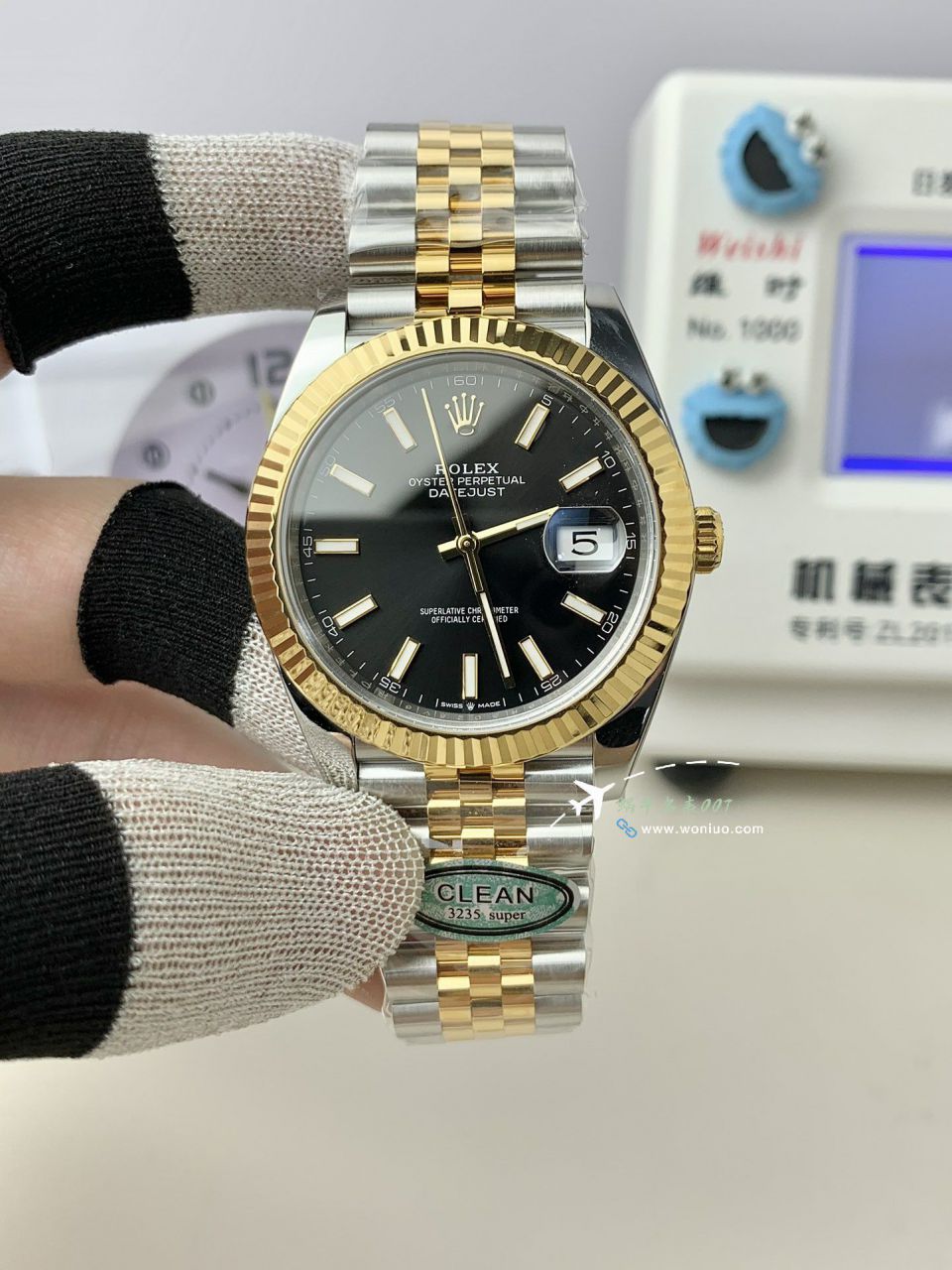 clean厂劳力士日志型41毫米一比一复刻高仿手表116333-72213深灰盘腕表 / R873