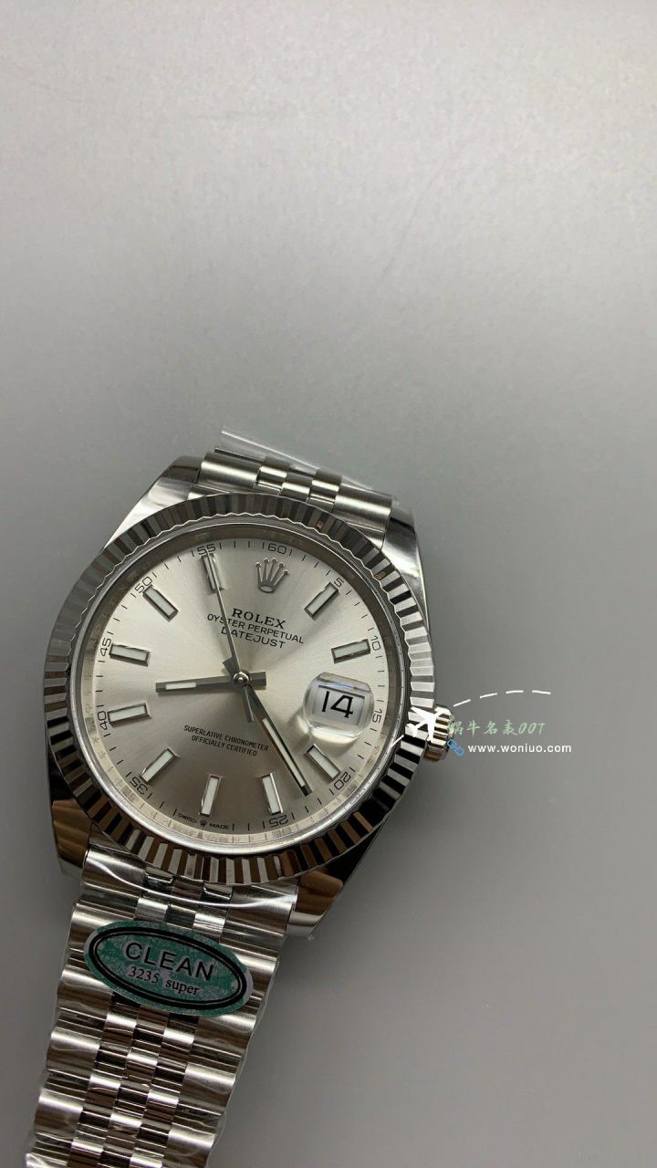 Clean厂劳力士日志41MM最好复刻高仿手表m126333-0010腕表 / R878