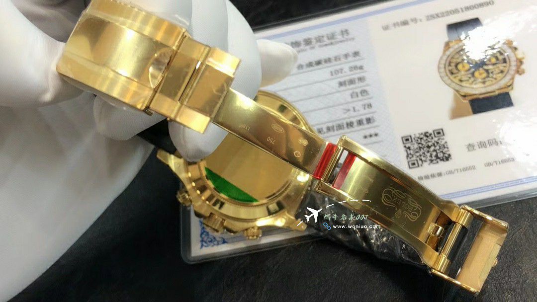 高端定制劳力士宇宙计型黄金虎迪通拿复刻高仿手表116588 TBR腕表 / R880