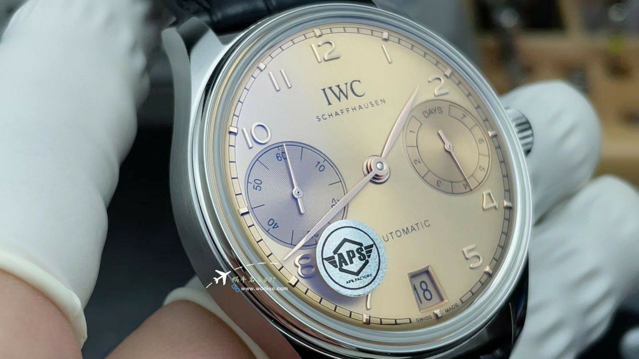 APS厂IWC万国表葡萄牙新葡七一比一高仿复刻手表IW501705腕表 / WG632