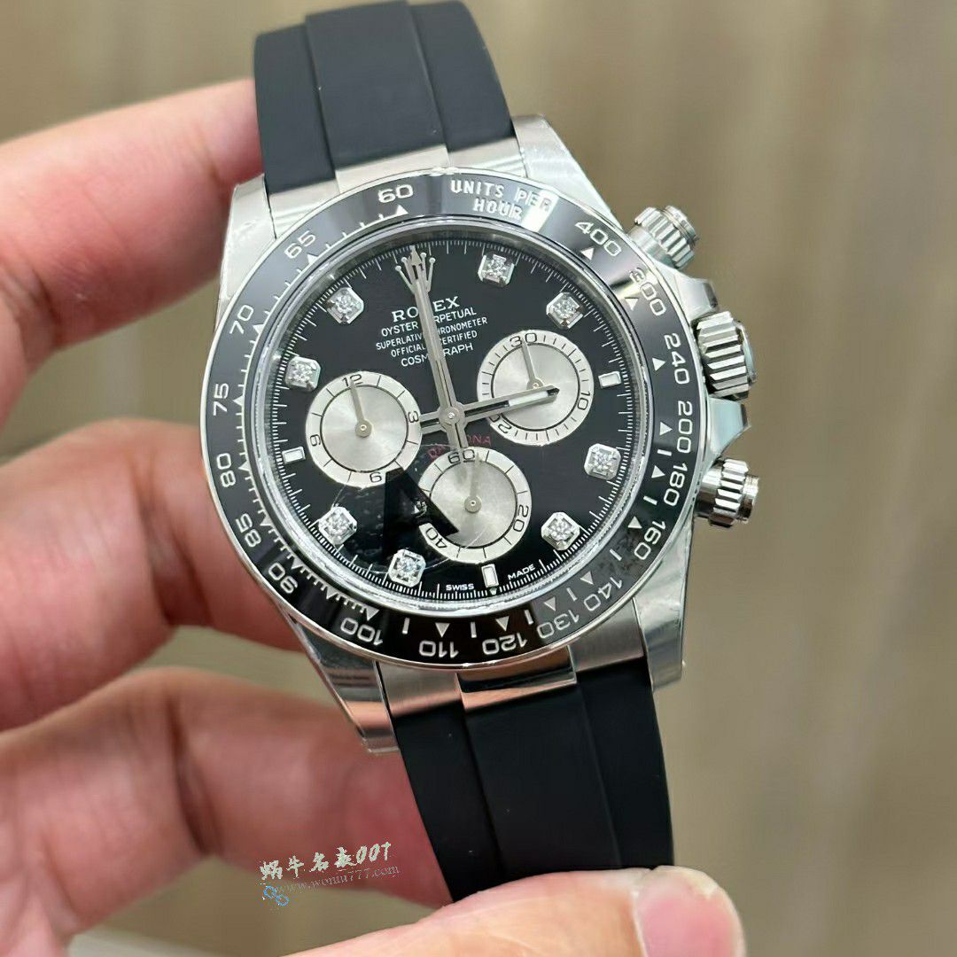 VS最好配重版本劳力士宇宙计型迪通拿系列m126506-0002复刻腕表(冰蓝迪) / R970