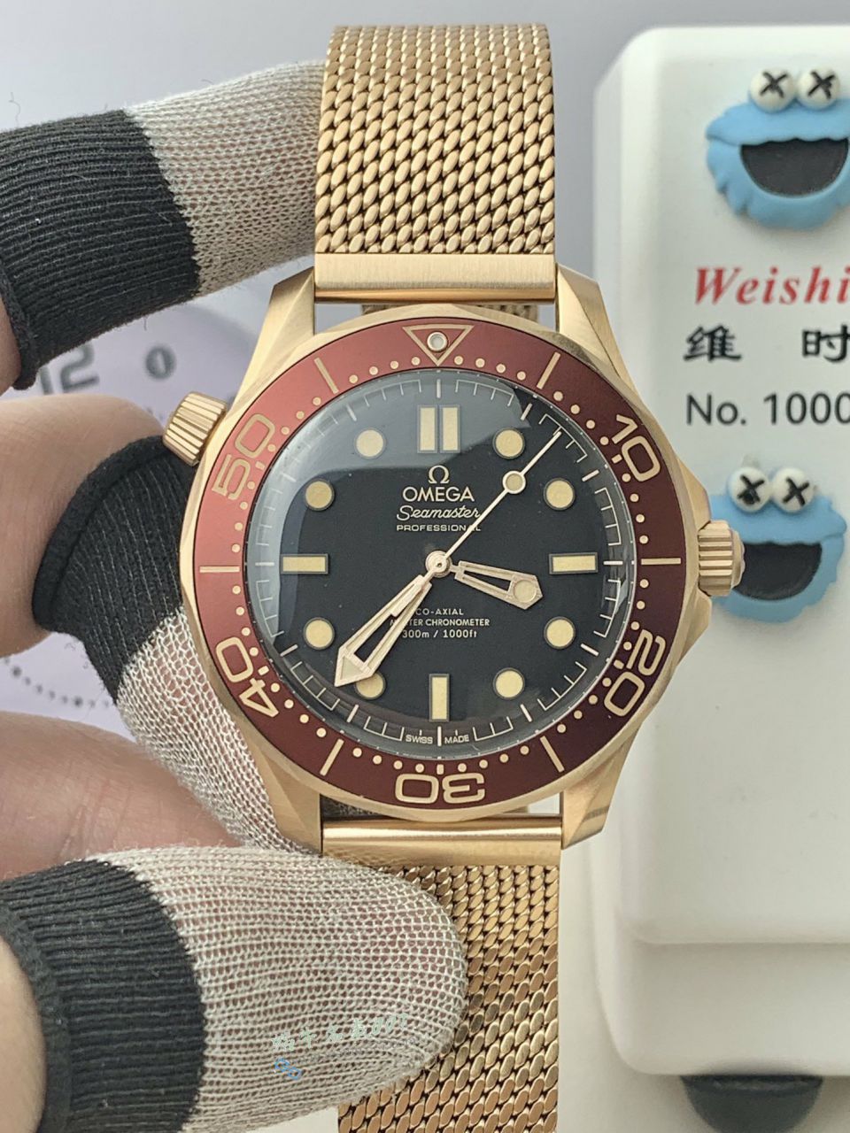 VS欧米茄新品007海马300青铜一比一复刻手表210.90.42.20.01.003，210.92.42.20.01.003腕表 / VS820