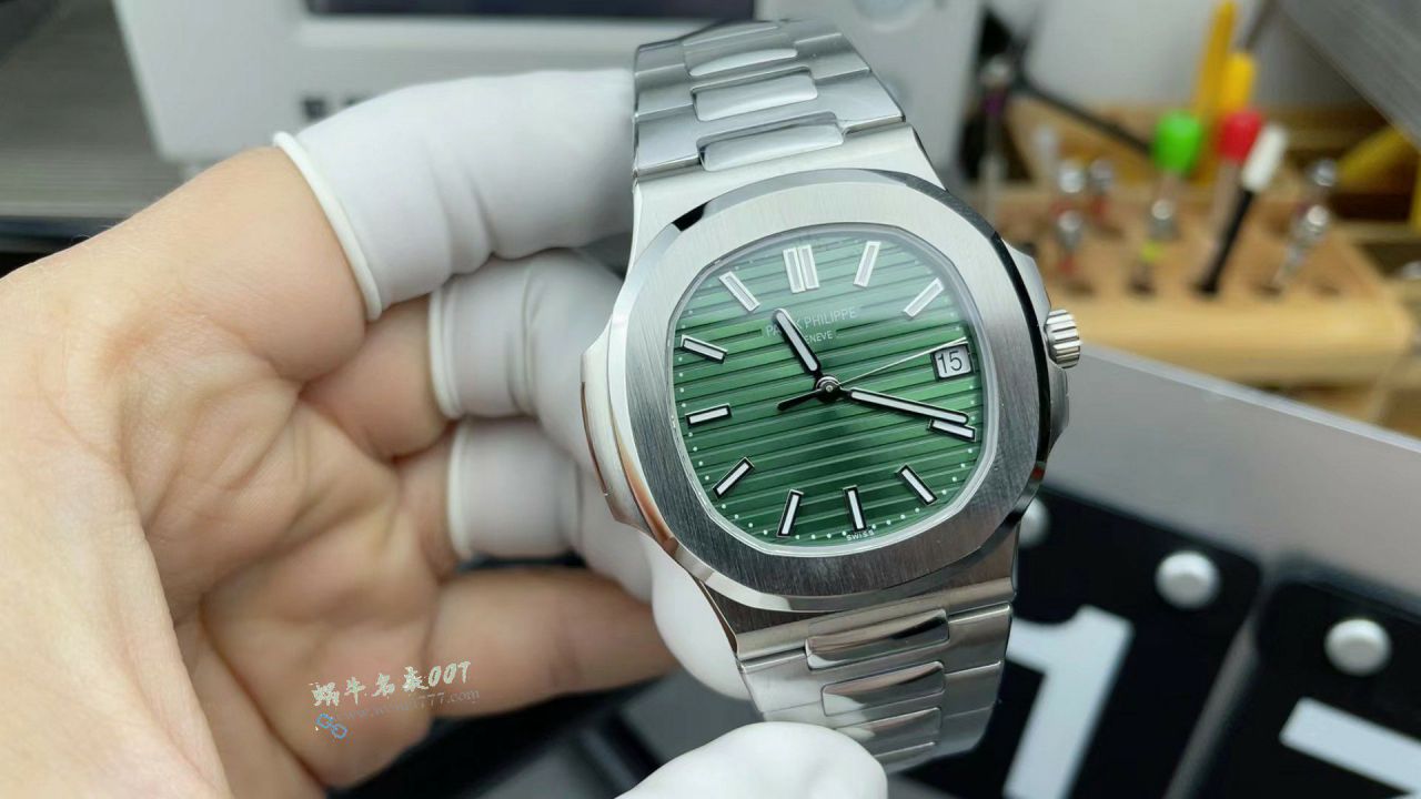 【视频评测】3K一体机百达翡丽绿面鹦鹉螺一比一高仿复刻5711/1A-014手表 / BD386