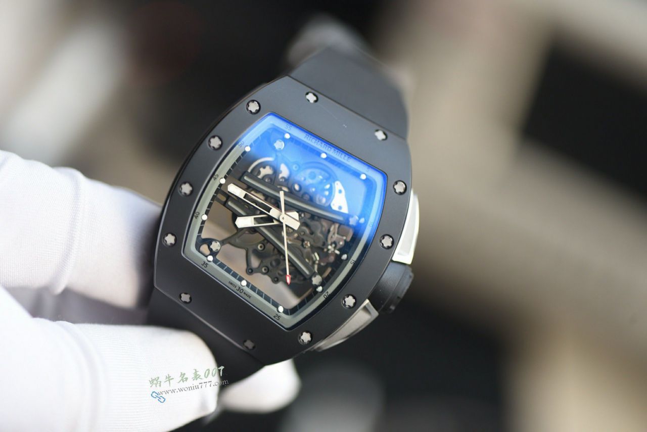 理查米尔RICHARD MILLE超级复刻手表VAUCHER机芯RM 61-01 BLACK腕表 / RM061A