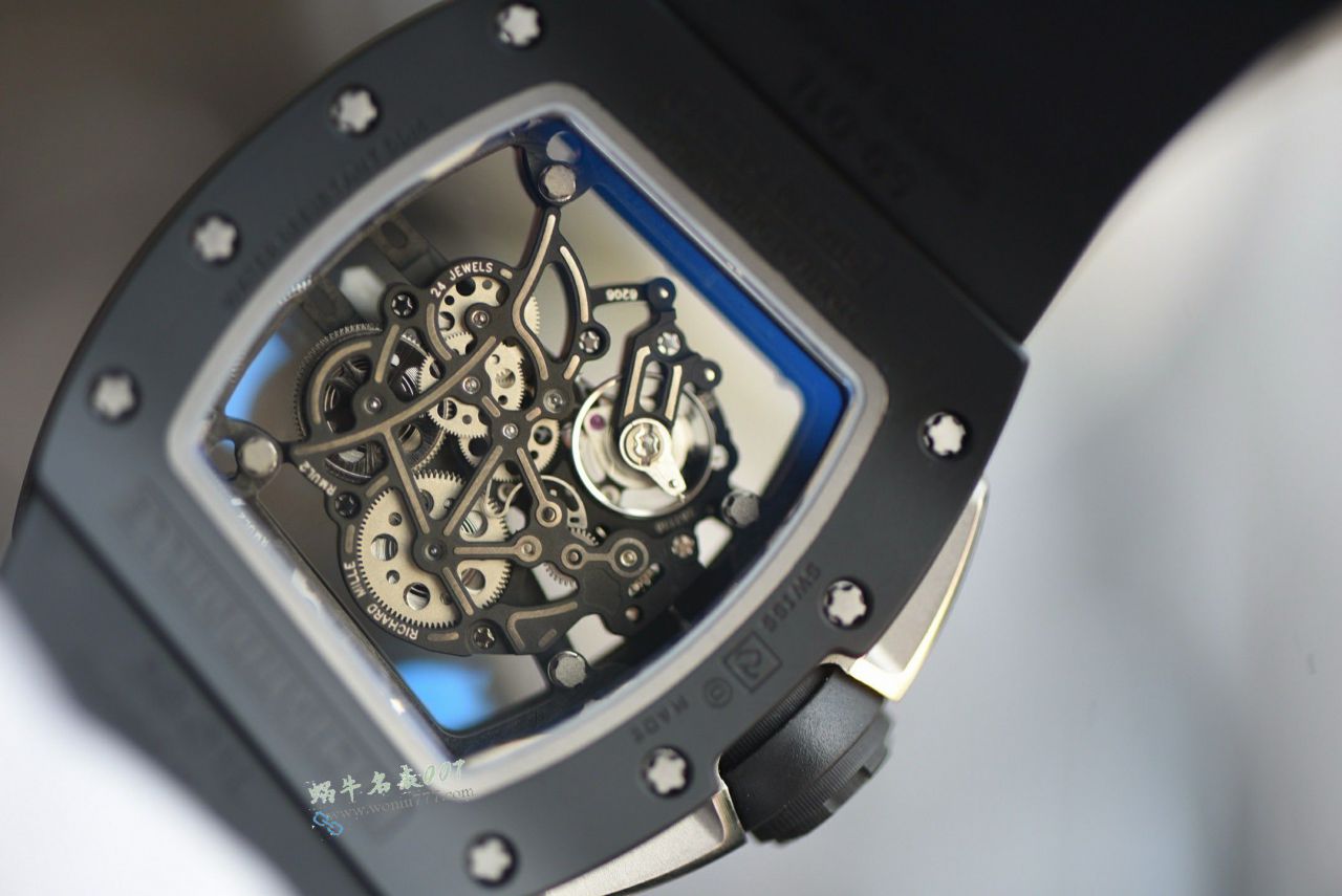 理查米尔RICHARD MILLE超级复刻手表VAUCHER机芯RM 61-01 BLACK腕表 / RM061A
