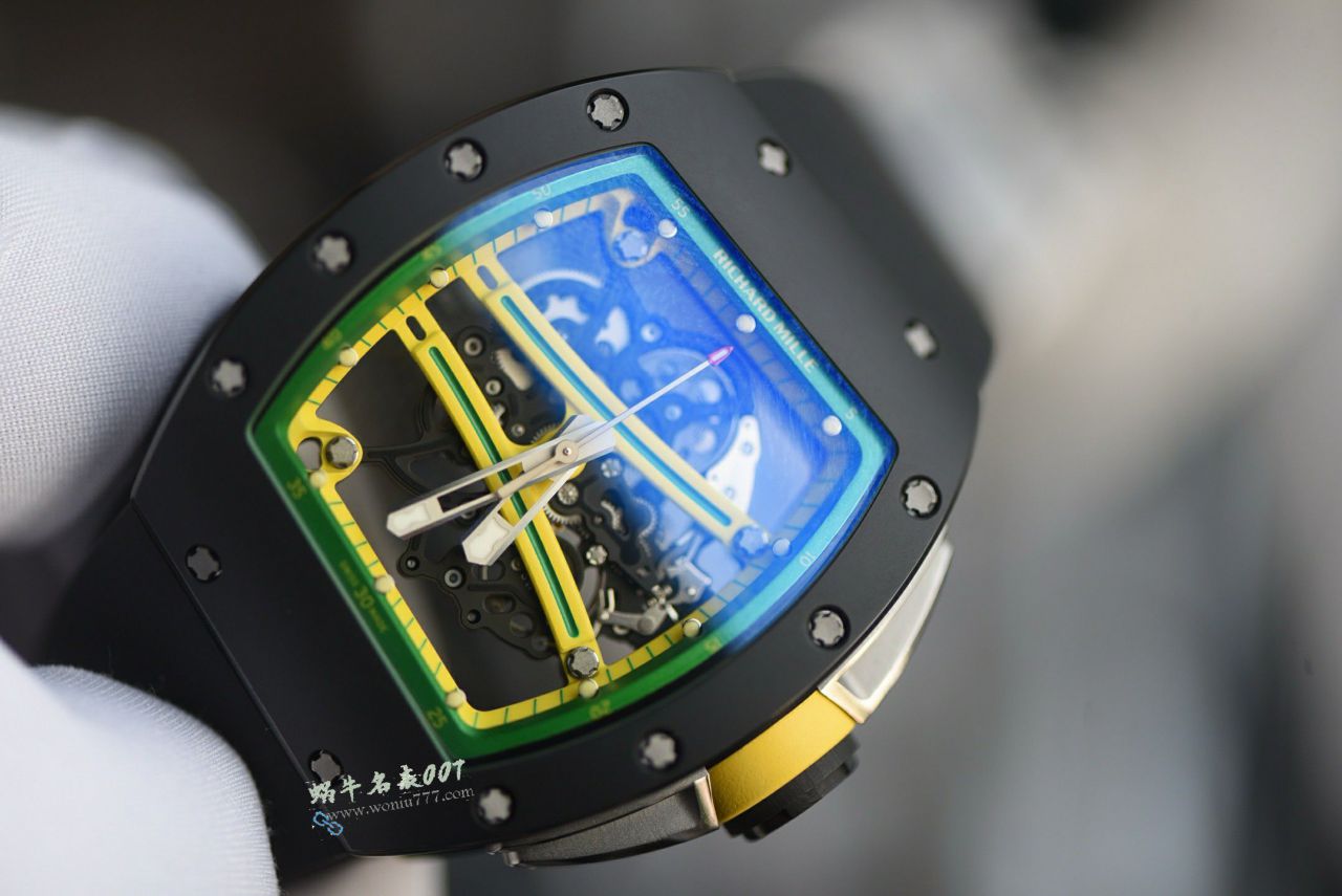 理查米尔RICHARD MILLE超级复刻手表VAUCHER机芯RM 61-01 BLACK腕表 / RM061A