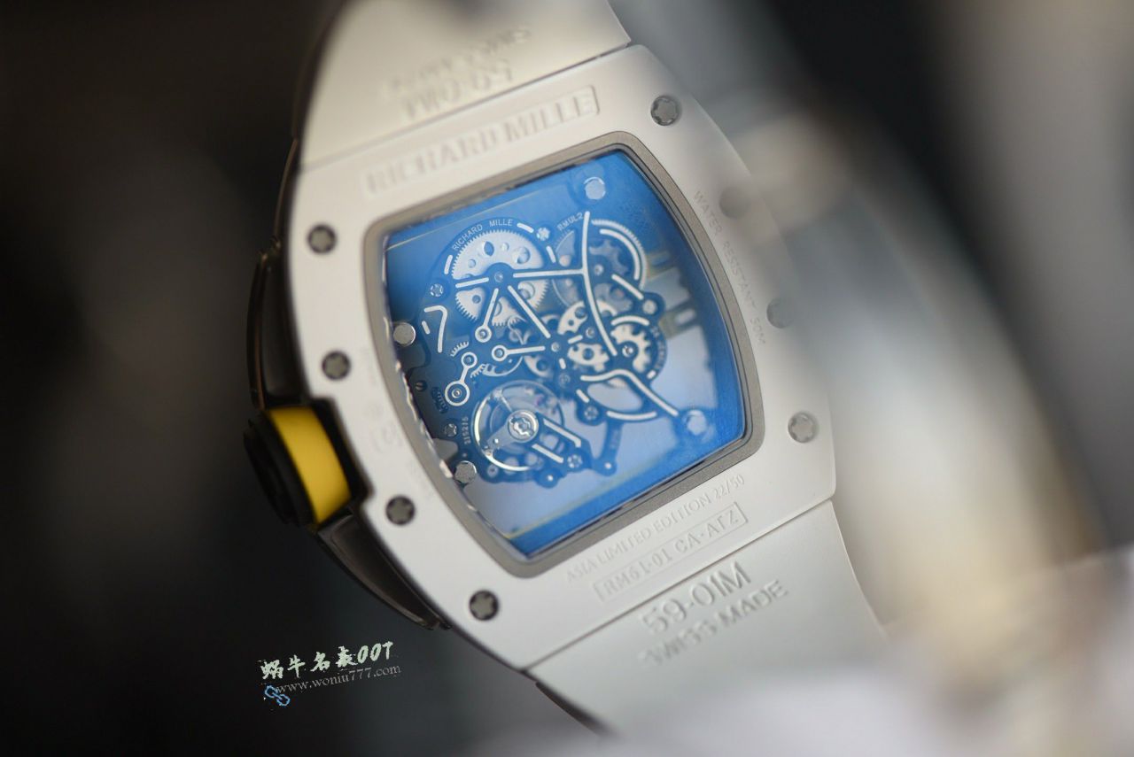 理查米尔RICHARD MILLE超级复刻手表VAUCHER机芯RM 61-01 BLACK腕表 / RM061A