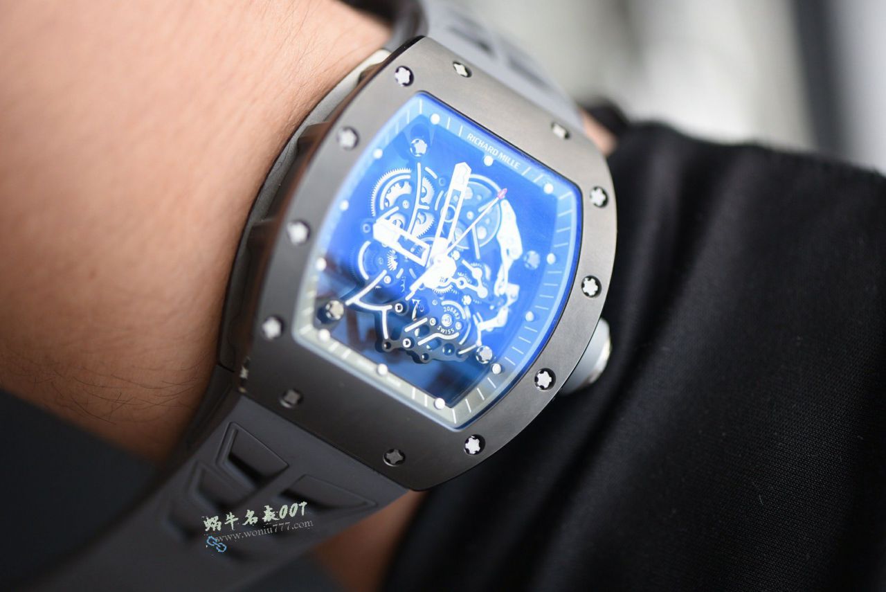 理查德米勒VAUCHER机芯RICHARD MILLE 超高端定制复刻手表版本RM055 / RM055VAB