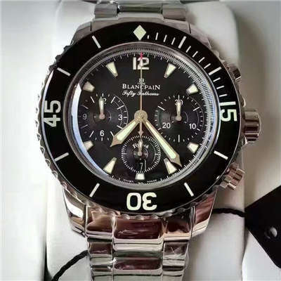  【TW厂一比一复刻手表】宝珀Blancpain 五十噚系列 超薄机芯系列5085F-1130-71 腕表