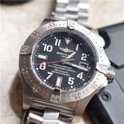 【实物图鉴赏】百年灵海狼手表 《定制版搭配原装瑞士ETA2836机芯》
