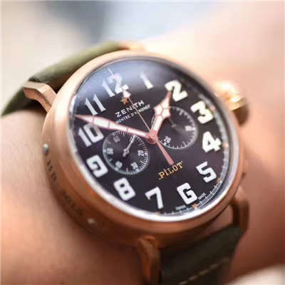 【XF厂一比一超A高仿手表】真力时飞行员系列29.2430.4069/21.C800腕表