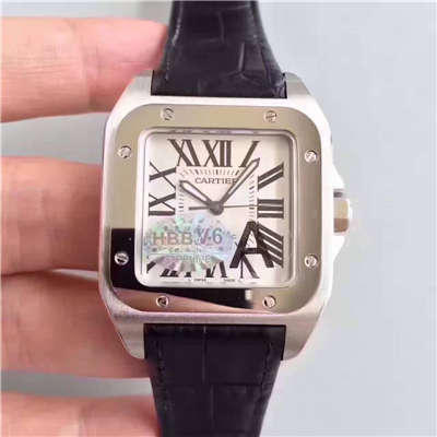【HBBV6厂一比一复刻手表】卡地亚山度士100系列 W20073X8 男士机械手表价格报价