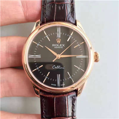 【MK厂一比一超A精仿手表】劳力士切利尼系列50505黑盘腕表