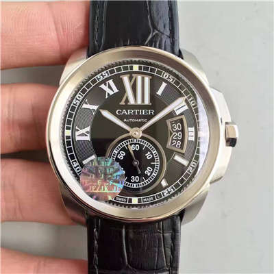【JF厂顶级1:1复刻高仿手表】卡地亚CALIBRE DE CARTIER系列  W7100041腕表