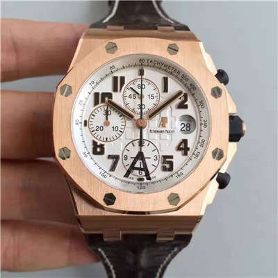 【JF厂1:1高精仿手表】爱彼皇家橡树离岸型Royal Oak Offshore系列26170OR.OO.1000OR.01机械腕表