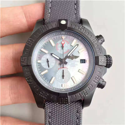 【GF1:1超A精仿手表】百年灵美军专用定制版复仇者Breitling USA military avenger II carbon fiber