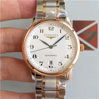 【KZ一比一顶级复刻手表】浪琴名匠系列L2.628.8.78.3间玫瑰金钢带版本腕表