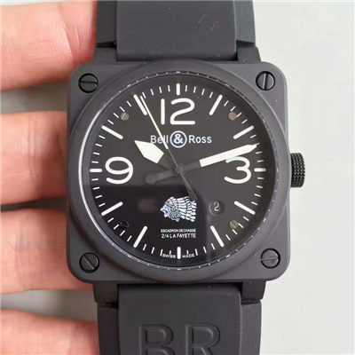 【BR厂一比一精仿仿手表】BR柏莱仕法国国家宪兵特勤队设计制造GIGN专属特别版腕表 BR03-92价格报价