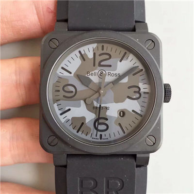 【BR1:1顶级精仿手表】柏莱士AVIATION系列 BR 03-92 BLACK CAMO腕表