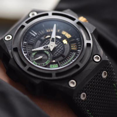 【XF厂一比一超A高仿手表】瑞士钟表制造商 Linde Werdelin （林德维纳）SPIDOLITE TECH GREEN watch