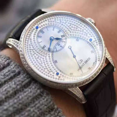 【实拍图鉴赏】一比一精仿手表之雅克德罗大秒针系列J003034205腕表