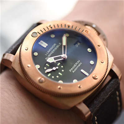 一比一复刻【独家视频测评VS厂顶级1:1精仿手表】沛纳海沛纳海首款青铜战士史泰龙电影同款PAM 00382腕表手表