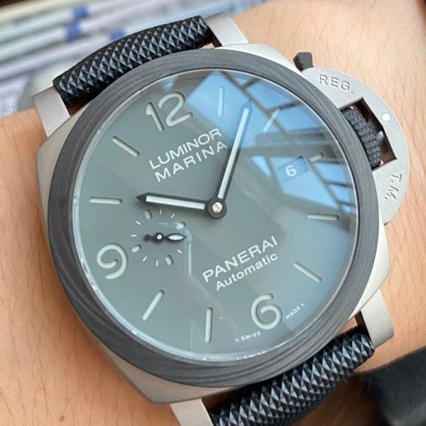 VS厂沛纳海LUMINOR 1比1超A复刻手表PAM01662烟灰腕表