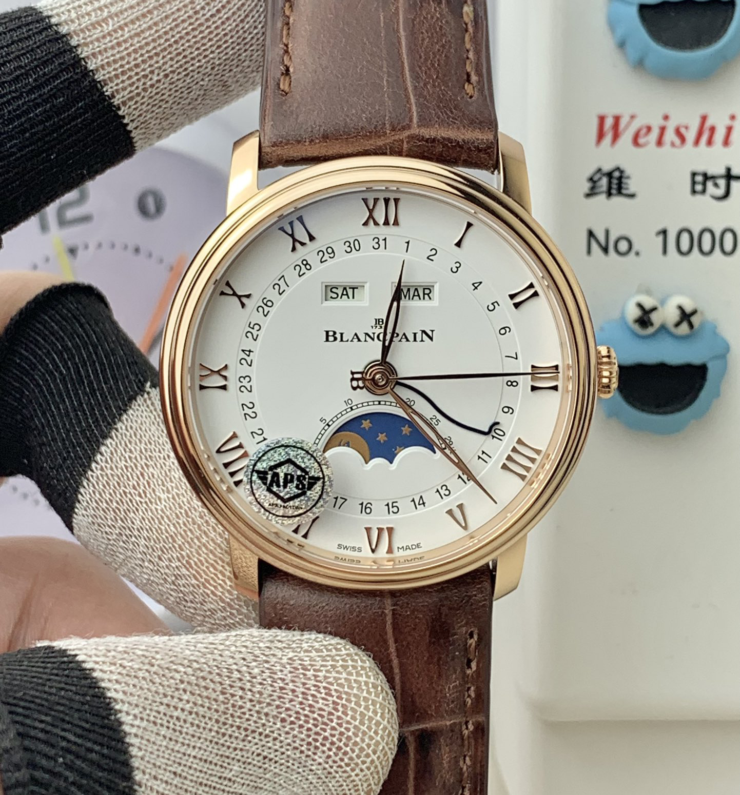 APS 宝珀6654 玫瑰金